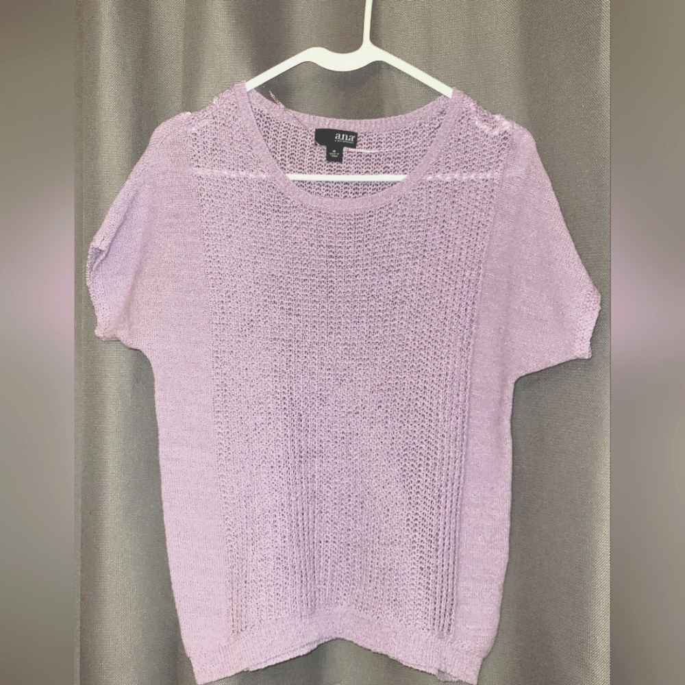 ANA dusty amethyst purple knit sweater.